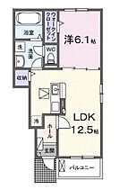 香川県高松市国分寺町国分（賃貸アパート1LDK・1階・44.70㎡） その2