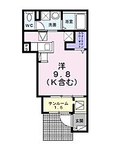 香川県丸亀市土器町西６丁目（賃貸アパート1R・1階・29.40㎡） その1