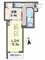 香川県高松市花ノ宮町３丁目（賃貸マンション1LDK・2階・48.29㎡） その2