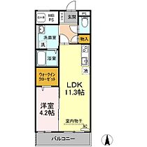 香川県高松市松縄町（賃貸マンション1LDK・4階・45.00㎡） その1