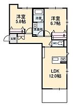 香川県高松市東山崎町（賃貸マンション2LDK・1階・60.54㎡） その1