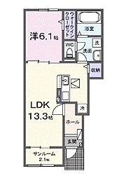間取図画像 1SLDK