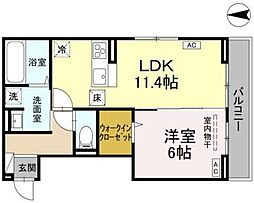 間取図画像 1LDK