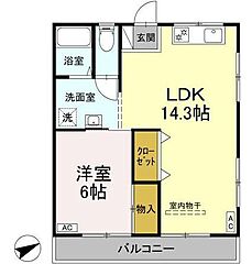 物件の間取り