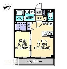物件の間取り