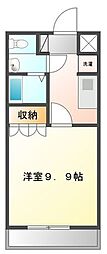 エスポアール 1Kの間取図画像