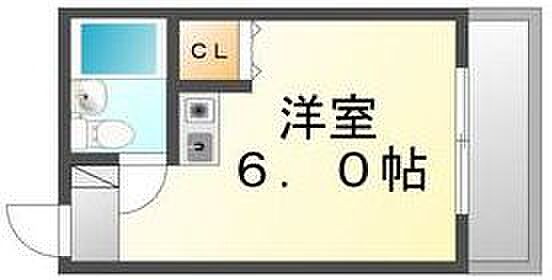 香川県高松市扇町３丁目(賃貸マンション1R・3階・14.85㎡)の写真 その4