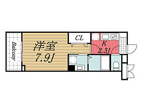 千葉県千葉市中央区新宿1丁目（賃貸マンション1K・4階・26.67㎡） その2