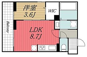 千葉県千葉市中央区末広2丁目（賃貸アパート1LDK・3階・32.80㎡） その2