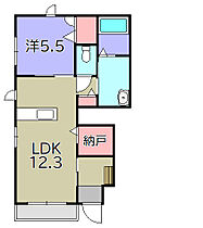 コンフォーザ東近江　B棟  ｜ 滋賀県東近江市五個荘小幡町（賃貸アパート1LDK・1階・45.82㎡） その2