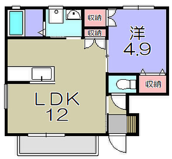 グッドライフステージ小泉 ｜滋賀県彦根市小泉町(賃貸アパート1LDK・1階・39.00㎡)の写真 その2