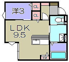 ルアナ  ｜ 滋賀県東近江市ひばり丘町（賃貸アパート1LDK・1階・35.00㎡） その2