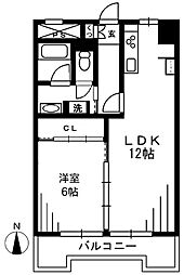 ユーアイ品川 1LDKの間取図画像