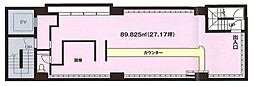 内平野中央ビルの間取図画像