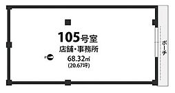 パールハイムアビコの間取図画像