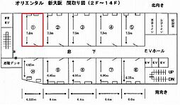 オリエンタル新大阪ビルの間取図画像