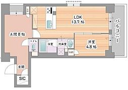 SOHO烏丸の間取図画像
