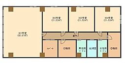 フクダ不動産堺筋本町ビルの間取図画像