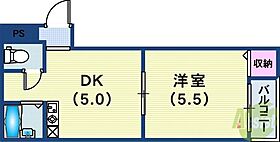 エスポワール山手  ｜ 兵庫県神戸市中央区中山手通2丁目（賃貸マンション1DK・2階・29.00㎡） その2