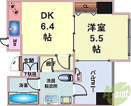 ワコーレ神戸北野セリュックス  ｜ 兵庫県神戸市中央区加納町2丁目（賃貸マンション1DK・6階・30.88㎡） その2