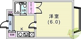 MAYA-桜-ビレッジ  ｜ 兵庫県神戸市灘区箕岡通4丁目（賃貸マンション1K・2階・19.72㎡） その2