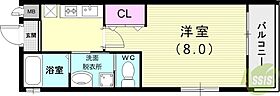 ワコーレヴィータ神戸駅WEST  ｜ 兵庫県神戸市兵庫区東出町2丁目8-11（賃貸マンション1K・3階・25.20㎡） その2