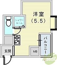 ライオンズマンション神戸  ｜ 兵庫県神戸市中央区古湊通1丁目2-25（賃貸マンション1R・4階・14.56㎡） その2