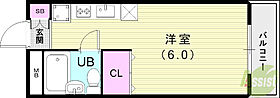 カサブランカ鈴蘭台  ｜ 兵庫県神戸市北区鈴蘭台東町4丁目6-7（賃貸アパート1R・1階・19.44㎡） その2