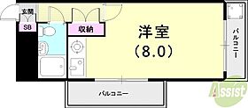 メゾンエルヴェ  ｜ 兵庫県神戸市兵庫区三川口町1丁目（賃貸マンション1R・3階・22.54㎡） その2