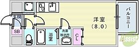 アスヴェル兵庫駅前  ｜ 兵庫県神戸市兵庫区塚本通7丁目（賃貸マンション1R・2階・22.95㎡） その2