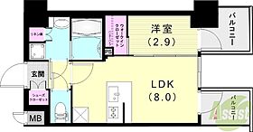 エスリード神戸三宮ヒルズ  ｜ 兵庫県神戸市中央区中山手通2丁目1-23（賃貸マンション1LDK・5階・29.58㎡） その2