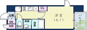 エステムコート三宮EASTIVザ・フロント  ｜ 兵庫県神戸市中央区宮本通7丁目（賃貸マンション1K・12階・20.97㎡） その2