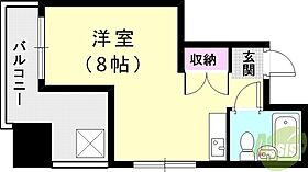 グランドシャトー神戸  ｜ 兵庫県神戸市中央区相生町4丁目4（賃貸マンション1R・7階・20.00㎡） その2