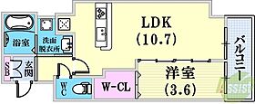 KMS新生水木通  ｜ 兵庫県神戸市兵庫区水木通4丁目（賃貸マンション1LDK・4階・36.71㎡） その2