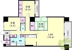 間取図画像 3LDK