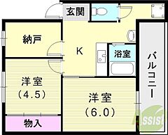 物件の間取り