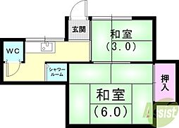 鈴蘭荘 2階