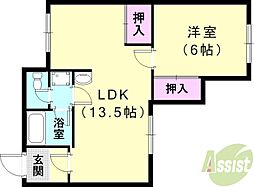 BLUNCUBE神戸北D棟 2階