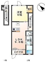 サンテラス  ｜ 長野県飯田市座光寺（賃貸アパート1LDK・2階・43.19㎡） その2