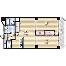 クレシア東心斎橋  ｜ 大阪府大阪市中央区島之内１丁目（賃貸マンション2LDK・9階・60.00㎡） その2