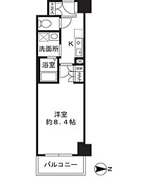 シャンピアコート茨木 1Kの間取図画像