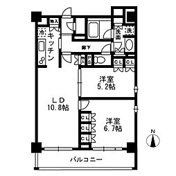 レジディア中落合B棟 7階
