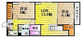 Contento  ｜ 広島県広島市安佐北区三入1丁目（賃貸アパート2LDK・3階・60.28㎡） その2