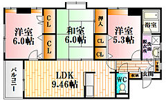 物件の間取り