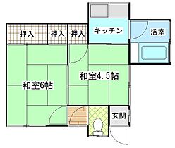 ひだまりハウス F ｜ 神奈川県横須賀市追浜町2丁目68（賃貸一戸建2K・--・31.40㎡） その2