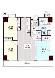 間取図画像 3LDK