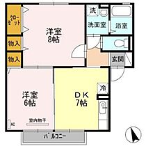 セジュールソシア 101 ｜ 大分県中津市丸山町（賃貸アパート2DK・1階・48.79㎡） その2