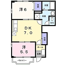 アイアンＮＯ3 101 ｜ 大分県中津市牛神（賃貸アパート2DK・1階・44.34㎡） その2