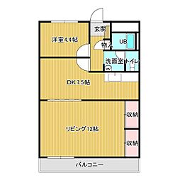 ハイライフ中津Ａ 2階