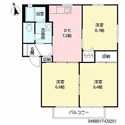 メゾンソリアード 2階